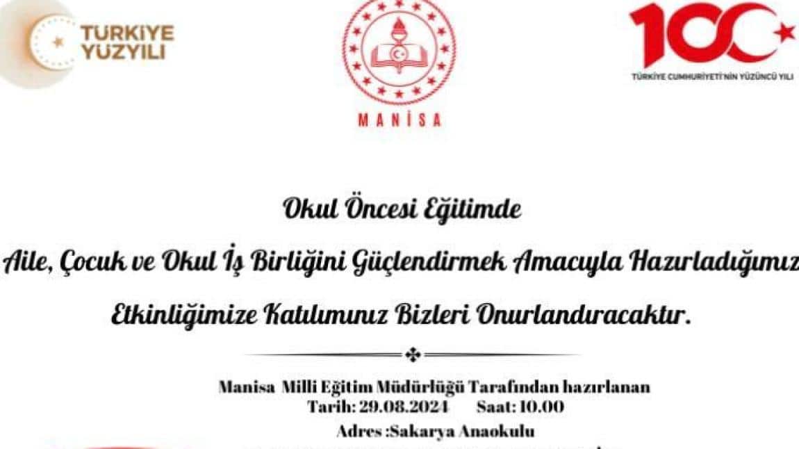 OKUL ÖNCESİ ETKİNLİKLERİMİZE DAVETLİSİNİZ